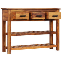 Thumbnail for Sideboard mit 3 Schubladen 110x30x80 cm Massivholz Akazie