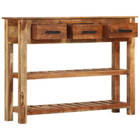 Thumbnail for Sideboard mit 3 Schubladen 110x30x80 cm Massivholz Akazie