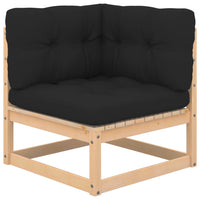 Thumbnail for 4-tlg. Garten-Lounge-Set mit Kissen Kiefer Massivholz