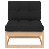 Thumbnail for 4-tlg. Garten-Lounge-Set mit Kissen Kiefer Massivholz