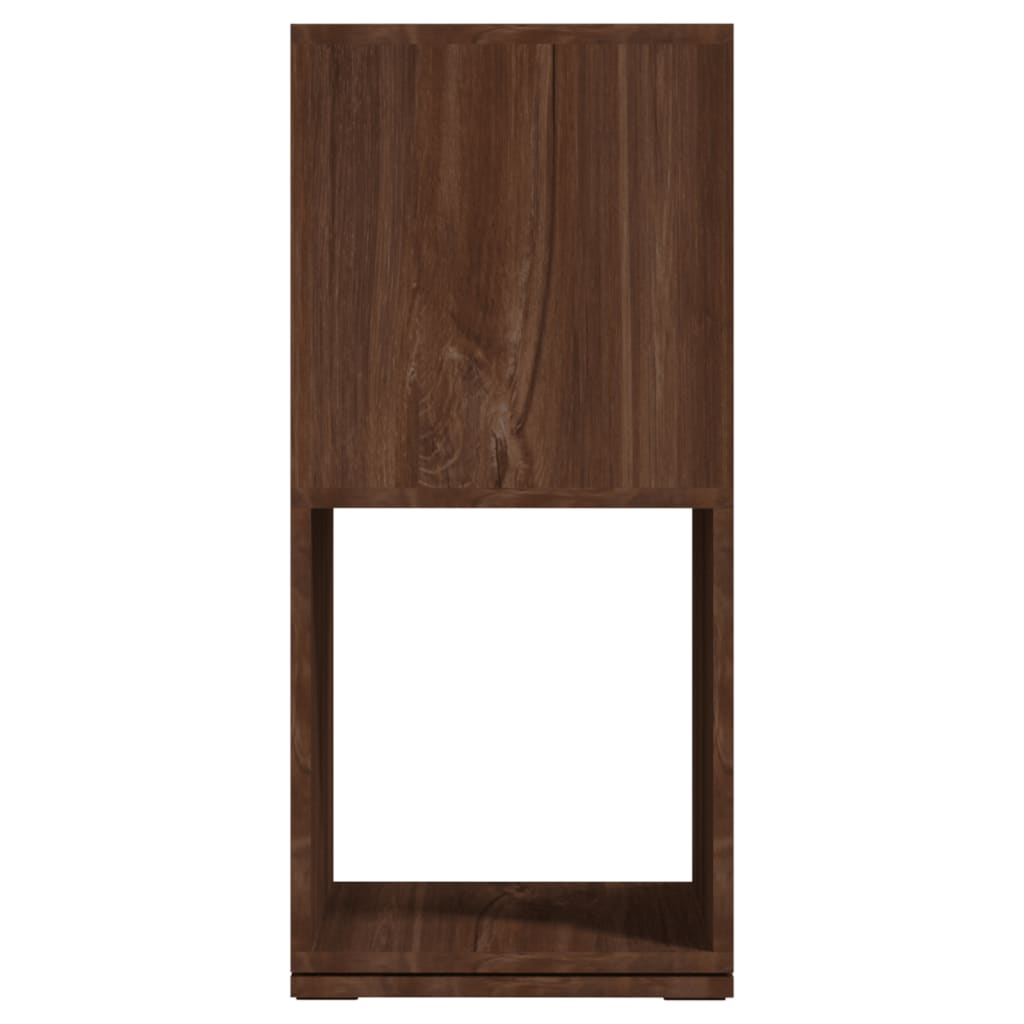 Drehregal Braun Eiche-Optik 34,5x34,5x75,5 cm Holzwerkstoff