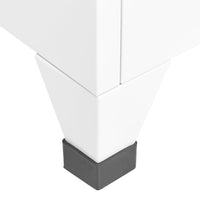 Thumbnail for Schließfachschrank Weiß 90x45x180 cm Stahl