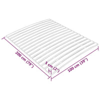 Thumbnail for Lattenrost mit 17 Latten 100x200 cm
