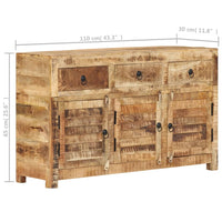 Thumbnail for Sideboard 110x30x65 cm Massivholz Mango