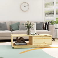 Thumbnail for Couchtisch 110x50x33,5 cm Massivholz Tanne