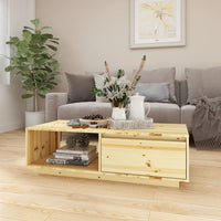 Thumbnail for Couchtisch 110x50x33,5 cm Massivholz Tanne