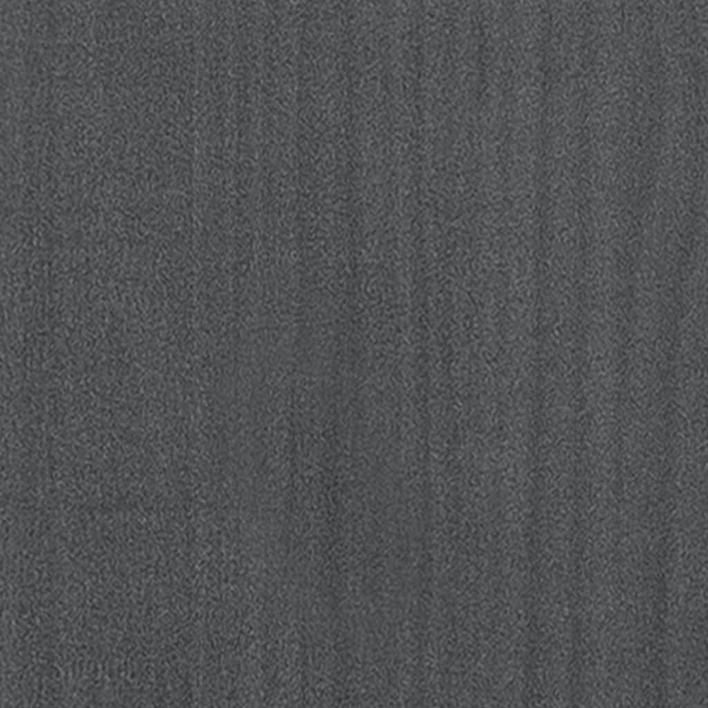 Couchtisch Grau 110x50x33,5 cm Massivholz Kiefer