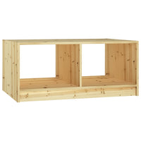 Thumbnail for Couchtisch 75x50x33,5 cm Massivholz Tanne
