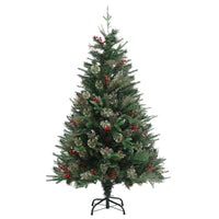 Thumbnail for Weihnachtsbaum mit Zapfen Grün 120 cm PVC & PE
