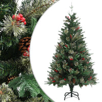 Thumbnail for Weihnachtsbaum mit Zapfen Grün 150 cm PVC & PE