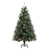 Thumbnail for Weihnachtsbaum mit Zapfen Grün 150 cm PVC & PE