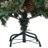 Thumbnail for Weihnachtsbaum mit Zapfen Grün 150 cm PVC & PE