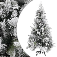 Thumbnail for Weihnachtsbaum mit Zapfen Beschneit 225 cm PVC & PE