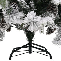 Thumbnail for Weihnachtsbaum mit Zapfen Beschneit 225 cm PVC & PE