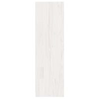 Thumbnail for Bücherregal/Raumteiler Weiß 36x33x110 cm Massivholz Kiefer