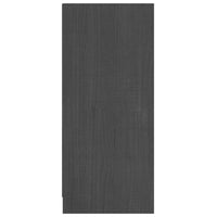 Thumbnail for Sideboard Grau 70x33x76 cm Massivholz Kiefer