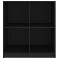 Thumbnail for Sideboard Schwarz 70x33x76 cm Massivholz Kiefer