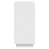 Thumbnail for Bücherregal Weiß 60x35x71 cm Massivholz Kiefer