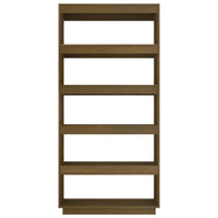 Thumbnail for Bücherregal/Raumteiler Honigbraun 80x35x167 Massivholz Kiefer