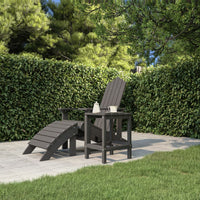 Thumbnail for Garten Adirondack-Tisch Anthrazit 38x38x46 cm HDPE