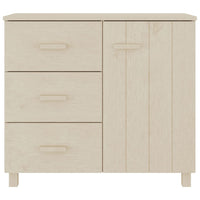 Thumbnail for Sideboard HAMAR Honigbraun 90x40x80 cm Massivholz Kiefer