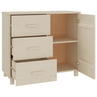 Thumbnail for Sideboard HAMAR Honigbraun 90x40x80 cm Massivholz Kiefer