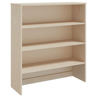 Thumbnail for Highboard-Oberteil HAMAR Honigbraun 90x30x100 cm Massivholz