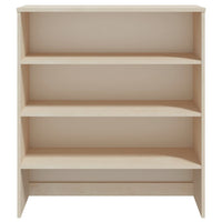 Thumbnail for Highboard-Oberteil HAMAR Honigbraun 90x30x100 cm Massivholz