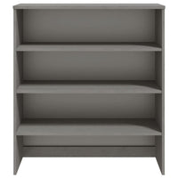 Thumbnail for Highboard-Oberteil HAMAR Hellgrau 90x30x100 cm Massivholz