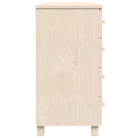 Thumbnail for Sideboard HAMAR Honigbraun 113x40x80 cm Massivholz Kiefer
