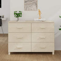 Thumbnail for Sideboard HAMAR Honigbraun 113x40x80 cm Massivholz Kiefer