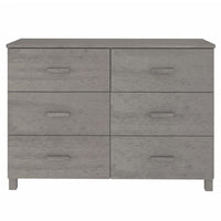Thumbnail for Sideboard HAMAR Hellgrau 113x40x80 cm Massivholz Kiefer