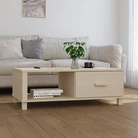 Thumbnail for Sideboard HAMAR Honigbraun 100x55x35 cm Massivholz Kiefer