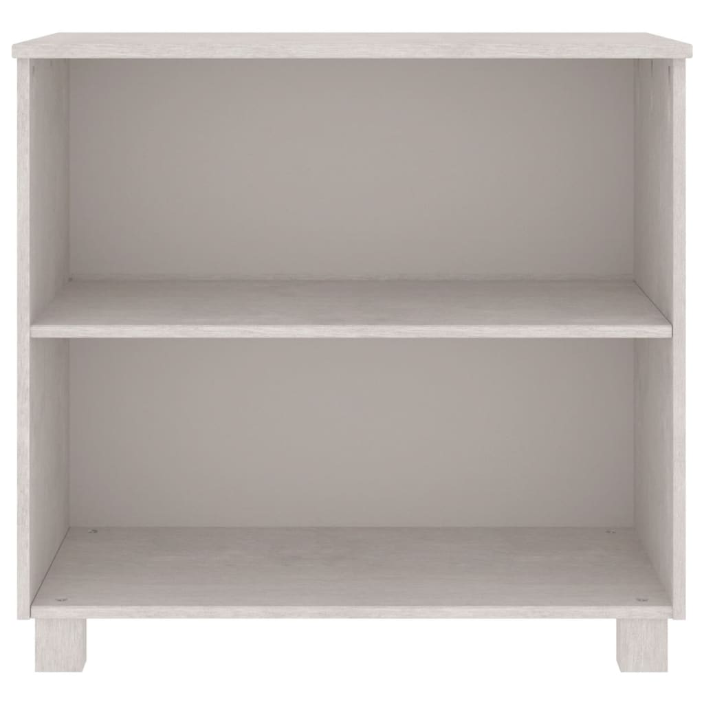 Sideboard HAMAR Weiß 85x35x80 cm Massivholz Kiefer