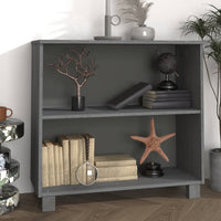 Thumbnail for Sideboard HAMAR Dunkelgrau 85x35x80 cm Massivholz Kiefer