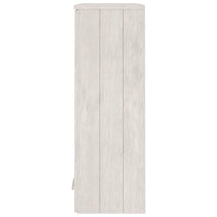 Thumbnail for Highboard-Oberteil HAMAR Weiß 85x35x100 cm Massivholz