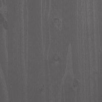 Thumbnail for Highboard-Oberteil HAMAR Hellgrau 85x35x100 cm Massivholz