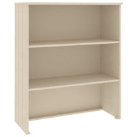 Thumbnail for Highboard-Oberteil HAMAR Honigbraun 85x35x100 cm Massivholz