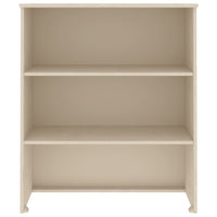 Thumbnail for Highboard-Oberteil HAMAR Honigbraun 85x35x100 cm Massivholz