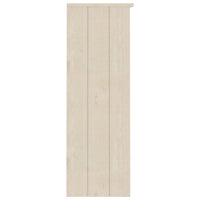 Thumbnail for Highboard-Oberteil HAMAR Honigbraun 85x35x100 cm Massivholz
