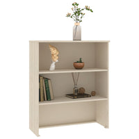 Thumbnail for Highboard-Oberteil HAMAR Honigbraun 85x35x100 cm Massivholz