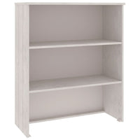 Thumbnail for Highboard-Oberteil HAMAR Weiß 85x35x100 cm Massivholz