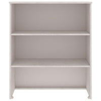 Thumbnail for Highboard-Oberteil HAMAR Weiß 85x35x100 cm Massivholz