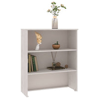 Thumbnail for Highboard-Oberteil HAMAR Weiß 85x35x100 cm Massivholz