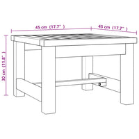 Thumbnail for Couchtisch 45x45x30 cm Massivholz Teak