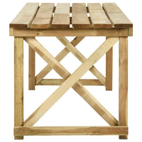 Thumbnail for Gartentisch 200x79x75 cm Imprägniertes Kiefernholz