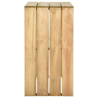 Thumbnail for Bartisch 100x60x110 cm Imprägniertes Kiefernholz