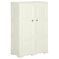 Thumbnail for Kunststoffschrank 79x43x125 cm Holzdesign Vanilleeis