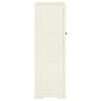 Thumbnail for Kunststoffschrank 79x43x125 cm Holzdesign Vanilleeis