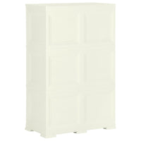 Thumbnail for Kunststoffschrank 79x43x125 cm Holzdesign Vanilleeis